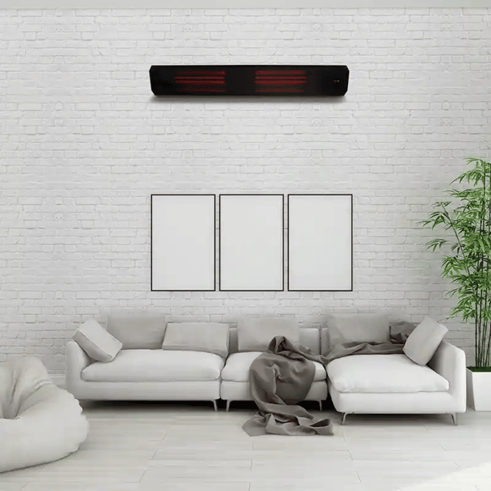 Special Glass Radiant Panel Heater in a room