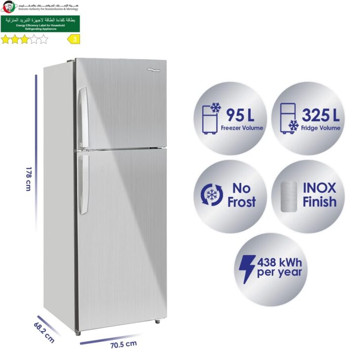 Super General Top Mount Refrigerator 510L SGR510I